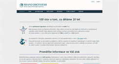 Desktop Screenshot of brandbrothers.cz
